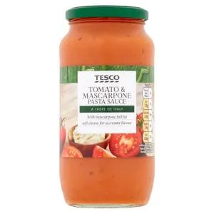 FODMAPs, Gluten & More | Tesco Tomato Mascarpone Pasta Sauce 500G - Spoonful