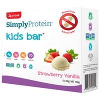 Image of Simply Protein Strawberry Vanilla Kids bar