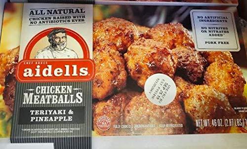 Image of Aidells Chicken Meatballs Teriyaki and Pineapple