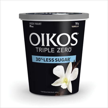 Image of DANONE OIKOS Triple Zero Vanilla 0% M.F. Greek Yogurt