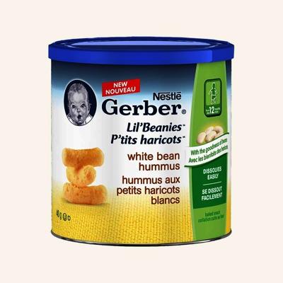 Image of Gerbers Organic Lil' Crunchies White Bean Hummus
