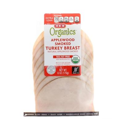 Image of H‑E‑B Organics Applewood Smoked Turkey Breast