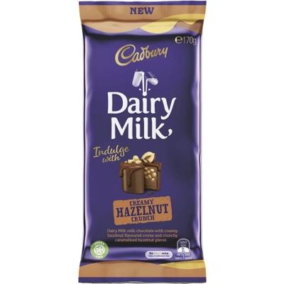 Image of Cadbury Dairy Milk Creamy Hazelnut Crunch