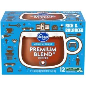 Image of Kroger® Premium Blend Medium Roast Coffee K-Cup Packs