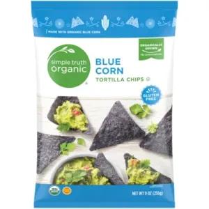 Image of Simple Truth® Organic Tortilla Chips Blue Corn -- 9 oz