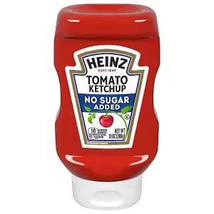 Image of Heinz No Sugar Added Tomato Ketchup, 13 oz Bottle