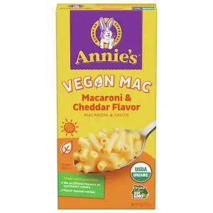 Image of ANNIE'S HOMEGROWN, Mac&Chs, Og2, Vgn, Ched Flav, Pack of 12, Size 6 OZ, (Vegan 95%+ Organic)