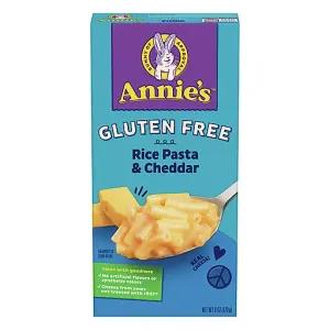 Image of Annie's Homegrown Totally Natural Rice Pasta & Cheddar Macaroni N Cheese 6oz Box