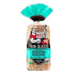 Image of DAVE'S KILLER BREAD ORGANIC SPROUTED WHOLE GRAINS THIN SLICED, 20.5 OZ