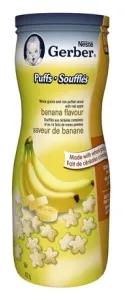Image of Gerber Puffs Banana Flavour Whole Grains & Rice Cereal Snack