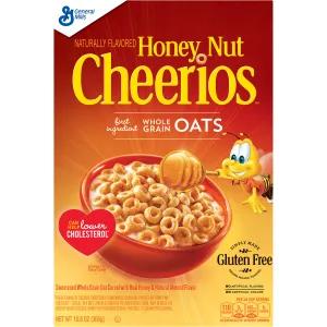 Image of HONEY NUT SWEETENED WHOLE GRAIN OAT CEREAL WITH REAL HONEY & NATURAL ALMOND FLAVOR, HONEY NUT