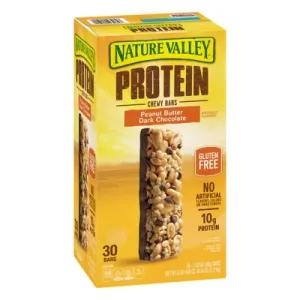 Image of Nature Valley Peanut Butter Dark Chocolate Protein Chewy Bars, 42.6 oz