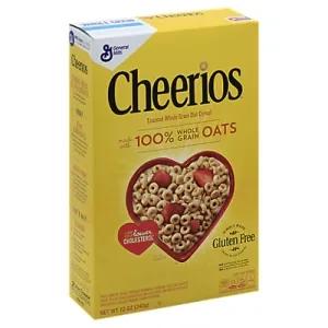 Image of Cheerios Whole Grain Oats Gluten Free Breakfast Cereal Large Size