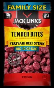 Image of Jack Links Meat Snacks Tender Bites  Teriyaki Beef Steak