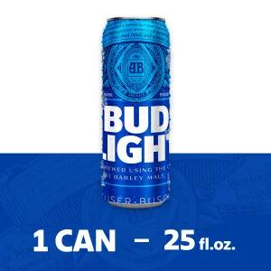 Image of Bud Light Beer, Lager 25 fl oz (1 pint 9 fl oz)