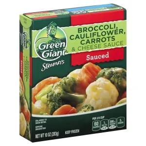 Image of Green Giant Steamers Broccoli Cauliflower Carrots & Cheese Sauce