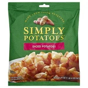 Image of DICED POTATOES, MADE FROM FRESH POTATOES