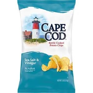 Image of Cape Cod Kettle Cooked Potato Chips Sea Salt & Vinegar Flavor