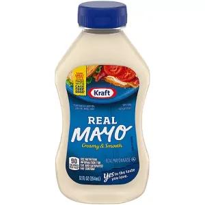 Image of Kraft Mayo Real Mayonnaise, 12 Fluid Ounce Bottle