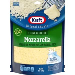 Image of Kraft Natural Cheese Finely Shredded Low-Moisture Mozzarella Part-Skim - 8 Oz