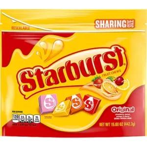 Image of Starburst Original Chewy Candy Stand Up Pouch 1 Count 16.02 oz (454.22 g)