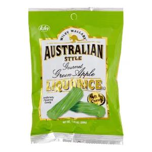 Image of Wiley Wallaby Soft & Chewy Green Apple Flavored Licorice