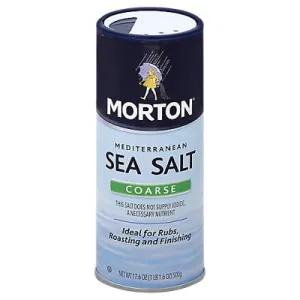 Image of Morton Sea Salt Mediterranean Coarse - 17.6 Oz
