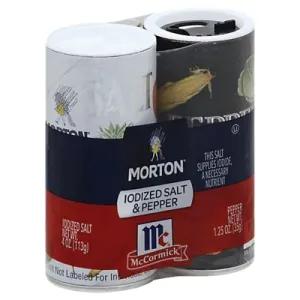 Image of Morton® Iodized Salt & McCormick® Pepper Variety Pack 2 ct Pack