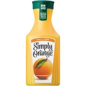 Image of Simply Orange Original Orange Juice Pulp Free 52oz BTL