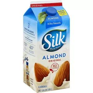 Image of Silk Pure Almond Original Almond Milk - 0.5gal