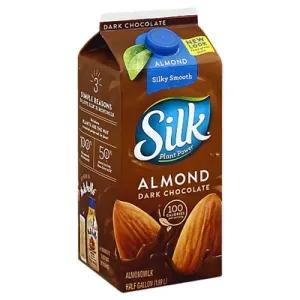 Image of Silk Pure Almond Dark Chocolate Almond Milk - 0.5gal