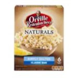 Image of Orville Redenbacher's Naturals Simply Salted Microwave Popcorn, 3.29 Oz., 6 Count