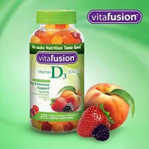 Image of Vita Fusion Vitamin D3 Natural Strawberry Flavor