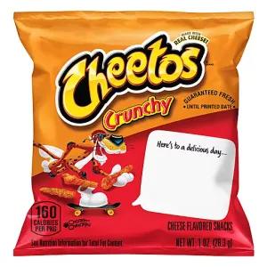 Image of Cheetos Snacks Cheese Flavored Crunchy - 1 Oz