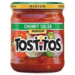 Image of TOSTITOS Salsa Chunky Medium - 15.5 Oz