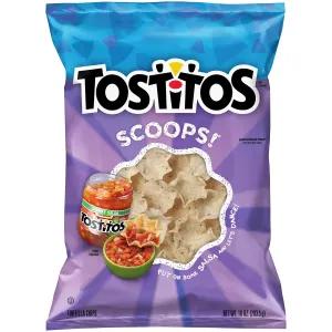 Image of Tostitos Scoops Tortilla Chips 10 Ounce Plastic Bag