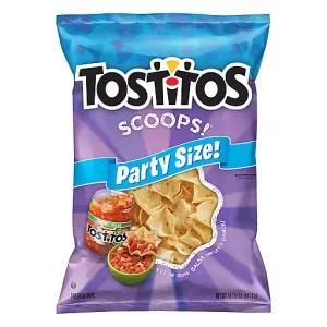 Image of Tostitos Scoops! Tortilla Chips, Party Size, 14.5 oz Bag