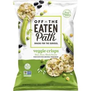 Image of Off The Eaten Path Snacks For The Curious Veggie Crisps Rice & Veggie Crisps Rice Peas Black Beans 6.25 Oz
