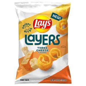 Image of Lay's Layers Three Cheese Flavored Potato Snacks