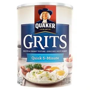 Image of Quaker Grits Quick 5-Minute 24 Ounce Canister