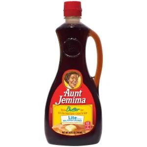 Image of Aunt Jemima Butter Flavor Lite Pancake and Waffle Breakfast Syrup