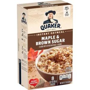 Image of Quaker Instant Oatmeal Maple and Brown Sugar
