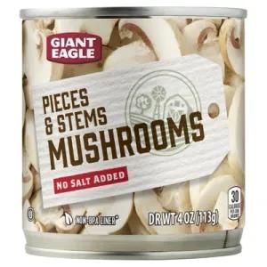Image of Giant Eagle Mushrooms, Stems & Pieces, No Salt Added