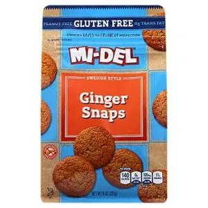 Image of MI-DEL Cookies Ginger Snaps Swedish Style - 8 Oz