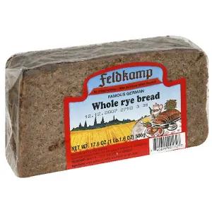 Image of Feldkamp German Whole Rye Bread, 16.75 oz, (Pack of 12)