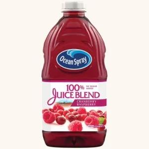 Image of Ocean Spray 100% Juice Blend Cranberry Raspberry