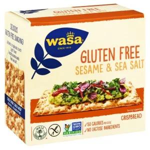 Image of Wasa Crispbread Gluten Free Sesame & Sea Salt 12 Count - 6.1 Oz
