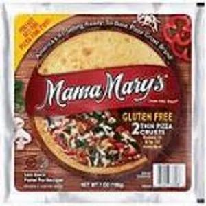 Image of Mama Marys Pizza Crust Gourmet Gluten Free Bag 2 Count - 6 Oz