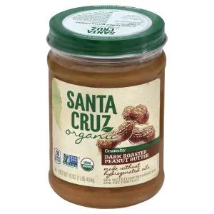Image of Santa Cruz Organic Organic Dark Roasted Crunchy Peanut Butter, 16 Oz