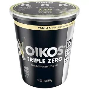 Image of Oikos Triple Zero Vanilla Triple Zero Blended Greek Yogurt